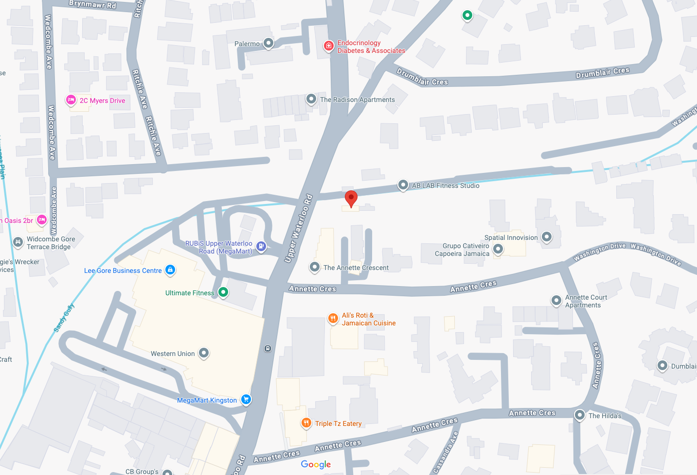 Pickup Location Map